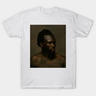 Bust Portrait Of A Black Man by Nils Blommer T-Shirt